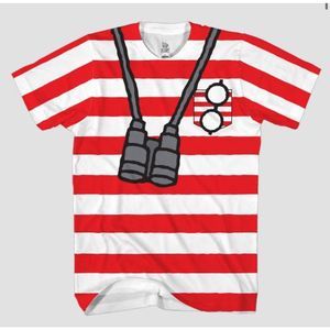 Where's Waldo XL Costume T-shirt EUC